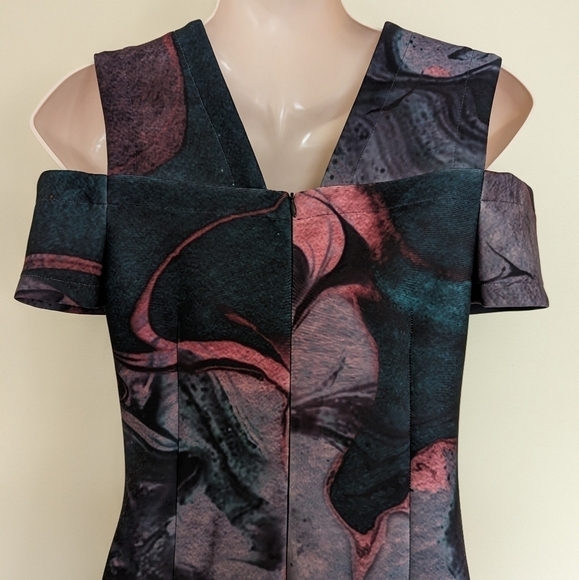 Yigal AZROUËL cut out sheath bodycon dress 4 - Picture 6 of 15